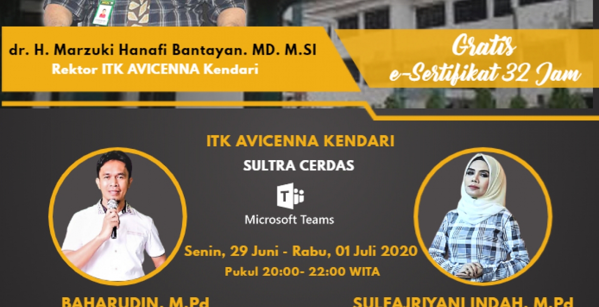 flyer kegiatan workshop Ms Teams